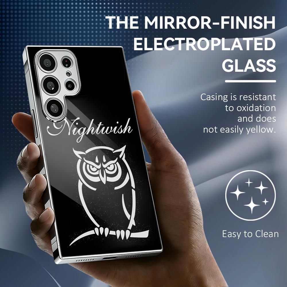 Metal Photo Panel - غطاء هاتف N-Nightwish Band لسامسونج جالاكسي
