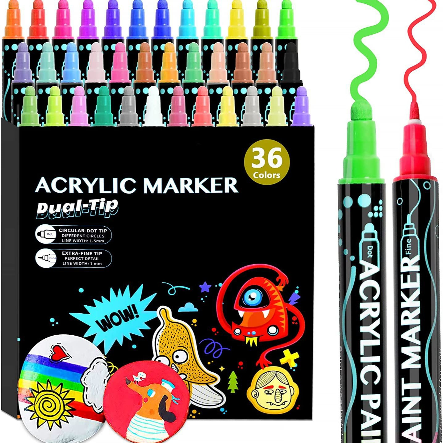 Copic Marker Classic - 12/24/36/26/48/60 ألوان طرف مزدوج قلم طلاء