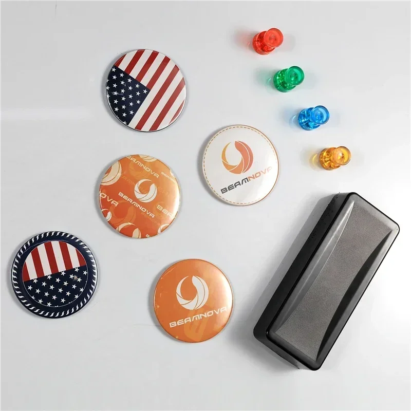 Button Badge Blank - أجزاء شارات مغناطيسية ناعمة فارغة للثلاجة،