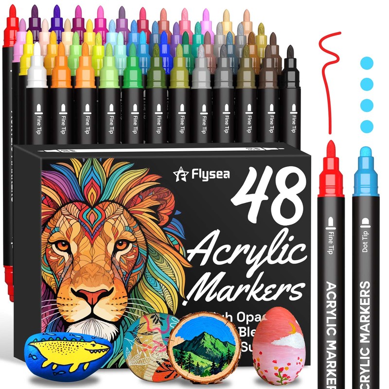 Copic Marker Classic - أقلام طلاء أكريليك بـ 24/36/48 لونًا،