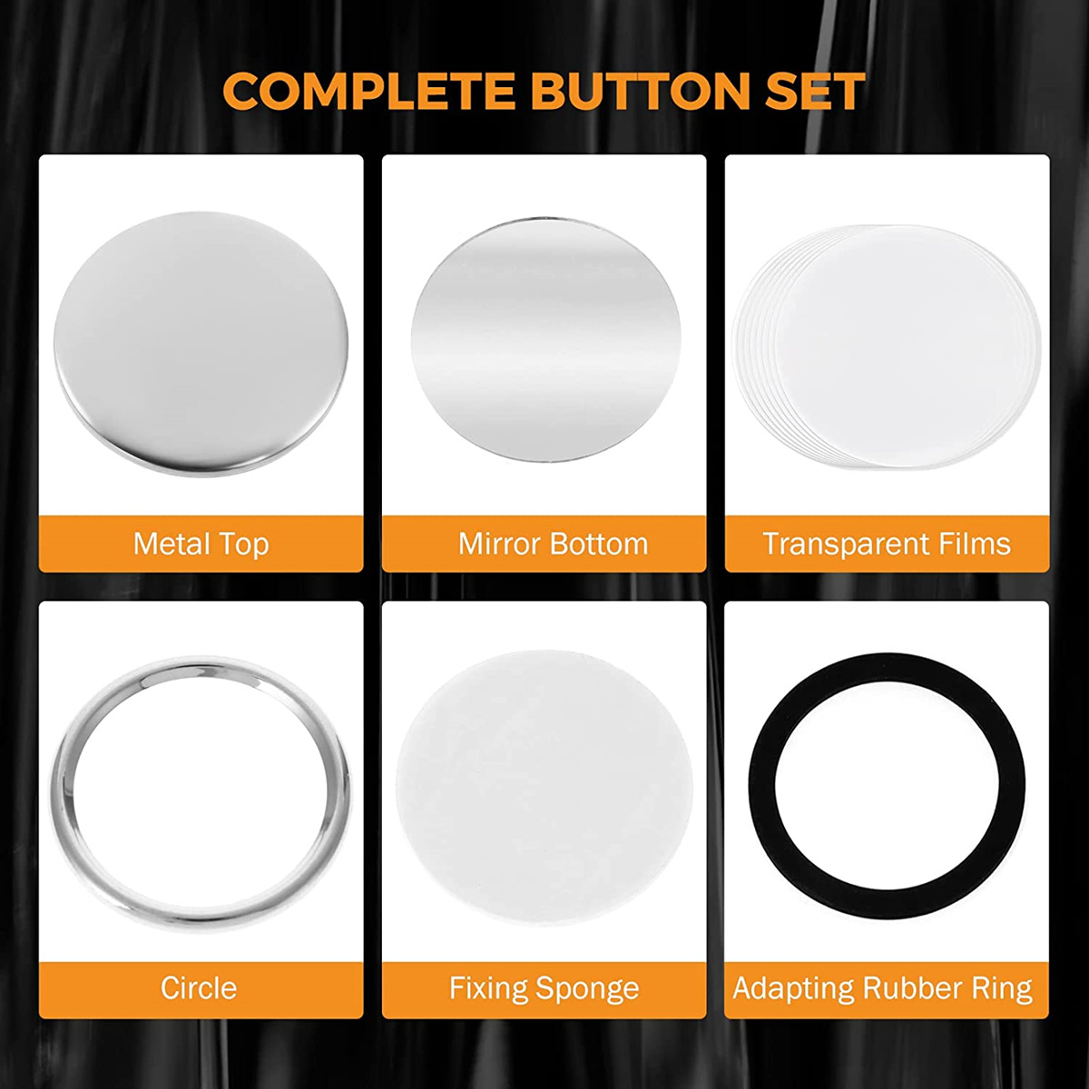 أجزاء أزرار شارات مرآة فارغة 5 - مراجعة Button Badge Blank وسعره