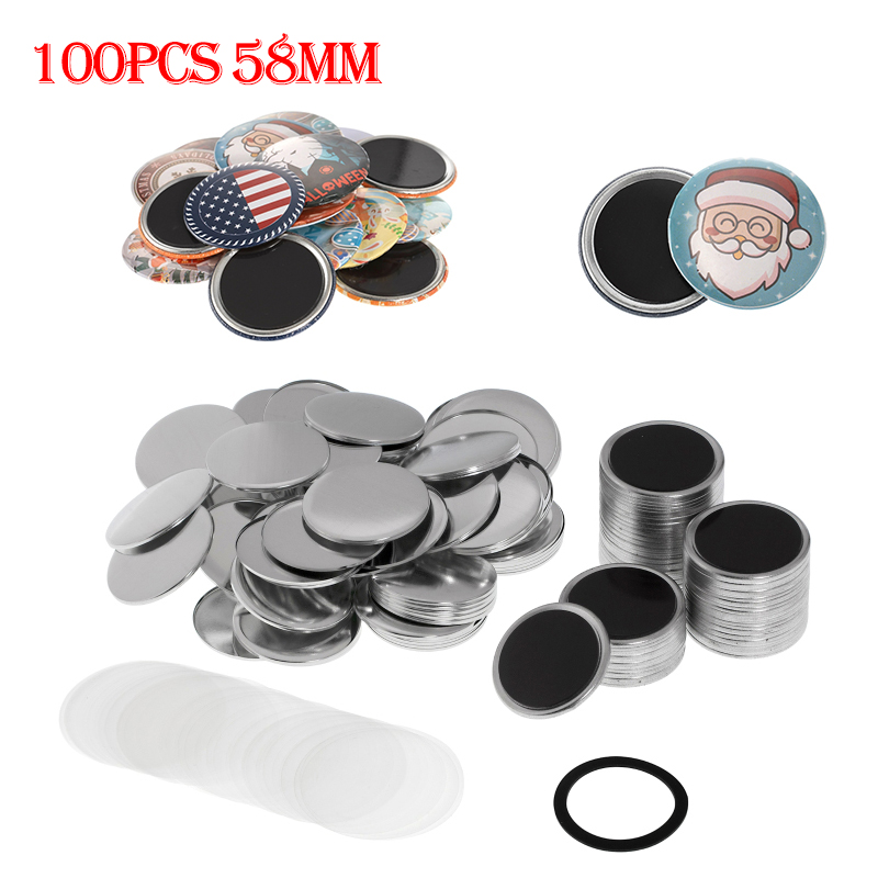 أجزاء شارات مغناطيسية ناعمة فا - مراجعة Button Badge Blank وسعره