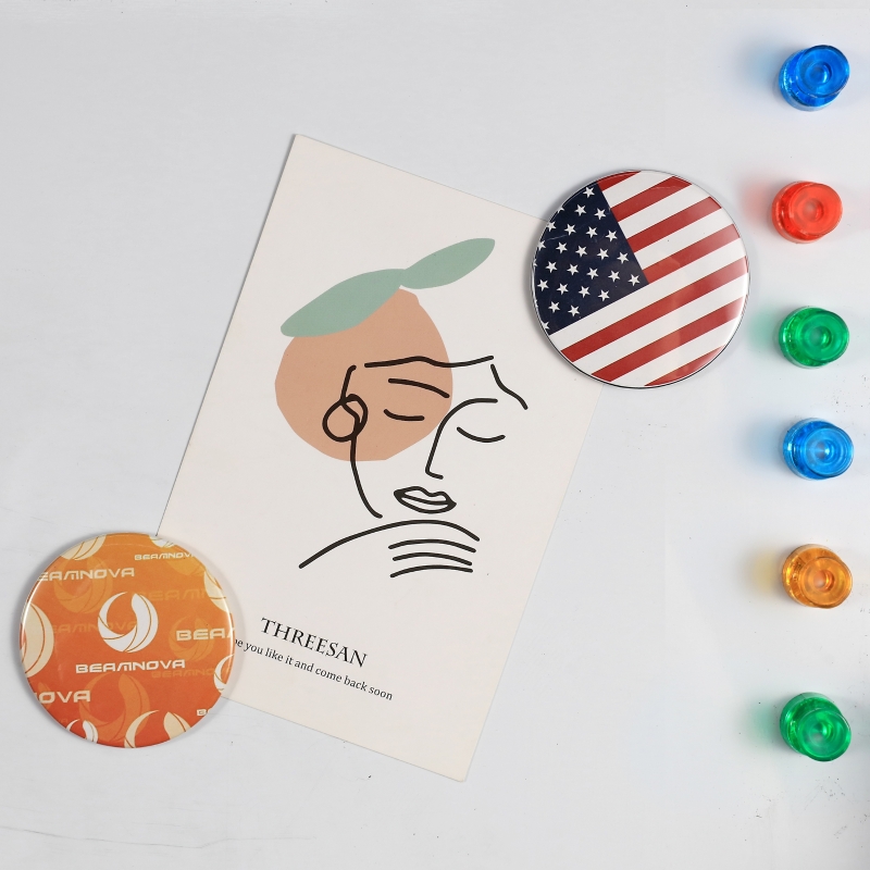 أجزاء شارات مغناطيسية ناعمة فا - مراجعة Button Badge Blank وسعره